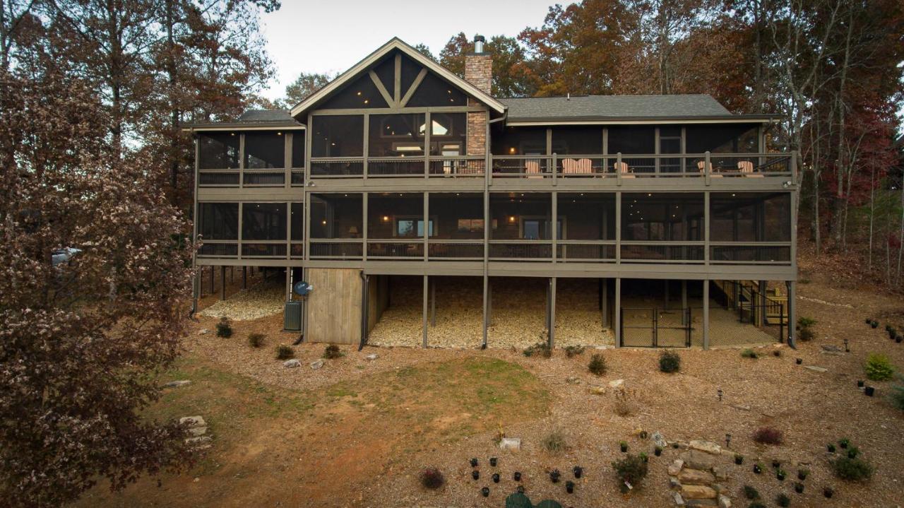 Villa Eagles Crest - Long Range Layered Mountain Views In Peaceful Neighborhood! Mineral Bluff Exterior foto